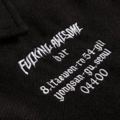 Jacken*Fucking Awesome Korea Bar Varsity Jacket Black