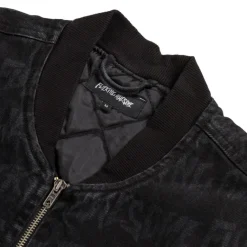 Westen*Fucking Awesome Stamp Denim Vest Black