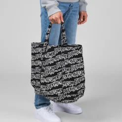 Taschen*Fucking Awesome Stamp Logo Tote Bag Black / White
