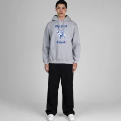 Hoodies*Fucking Awesome The First Church Hoodie Heather Grey