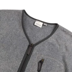Crewnecks*Gramicci Fleece Cardigan Zip-Up Heather Charcoal
