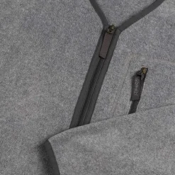 Crewnecks*Gramicci Fleece Cardigan Zip-Up Heather Charcoal