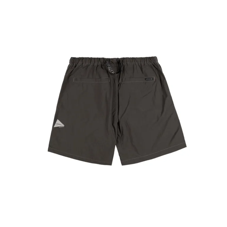 Shorts*Gramicci x And Wander Brushed Nylon Short Charcoal