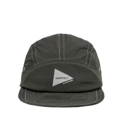 Caps & Bucket Hats*Gramicci x And Wander Brushed Nylon Sunshade Cap Charcoal