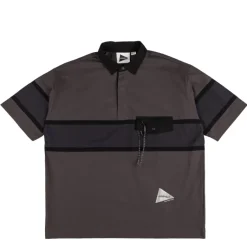 T-Shirts*Gramicci x And Wander Tech Rugby Shirt Charcoal