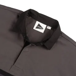 T-Shirts*Gramicci x And Wander Tech Rugby Shirt Charcoal