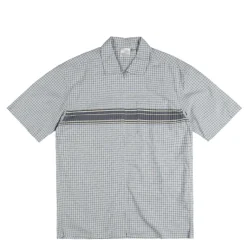 Hemden*Gramicci Zip Up Wave Shirt Pacific Plaid
