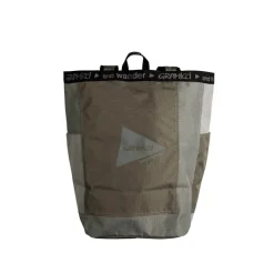 Taschen*Gramicci x And Wander Multi Patchwork 2 Way Pack Beige