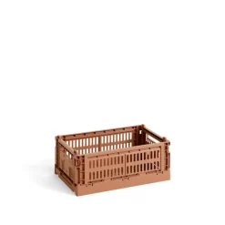 Aufbewahrung*HAY Colour Crate Small Terracotta