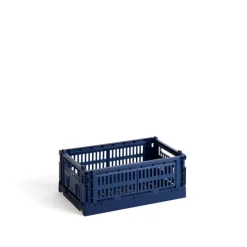 Aufbewahrung*HAY Colour Crate Small Dark Blue
