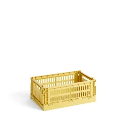 Aufbewahrung*HAY Colour Crate Small Dusty Yellow