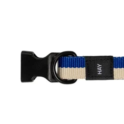 Hundezubehör*HAY Dogs Collar Flat S/M Blue / Off White