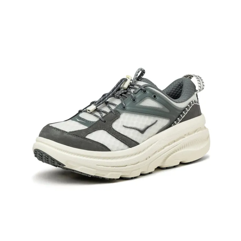 Leder Sneaker*HOKA Bondi B3 Alabaster / Astroid