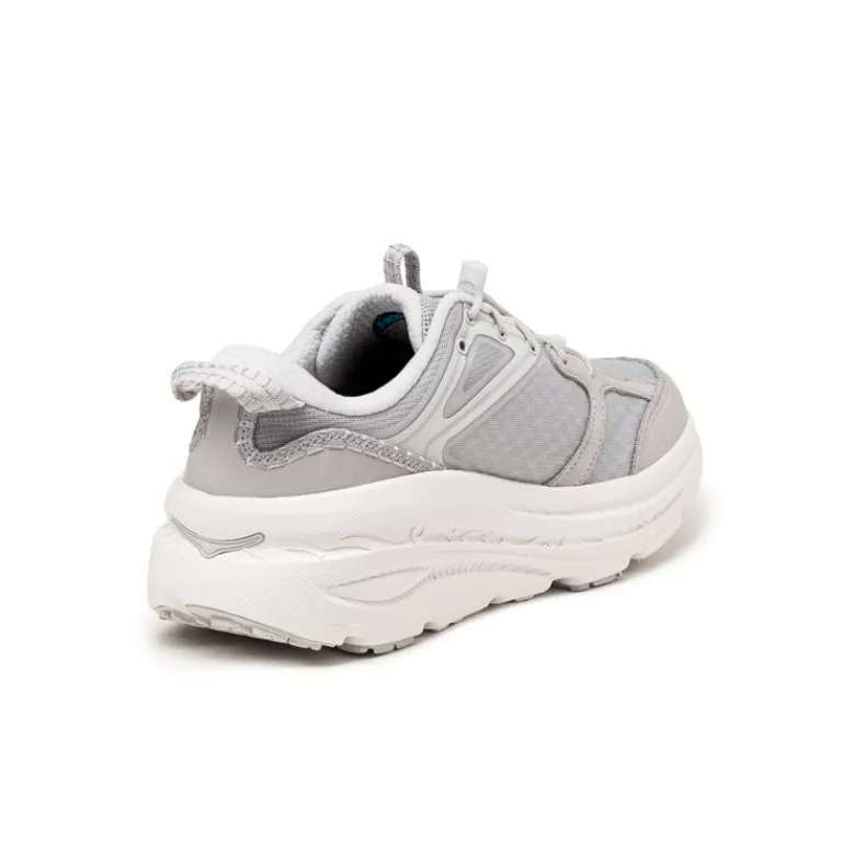 Leder Sneaker*HOKA Bondi B3 LS Cosmic Grey / White