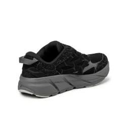 Leder Sneaker*HOKA Clifton L Suede TP Black / Satellite Grey