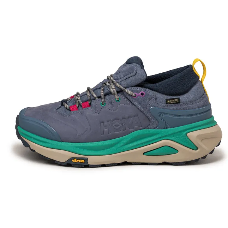 Leder Sneaker|Wasserdichte Sneaker*HOKA Kaha 3 Low GTX Anchor / Gemstone