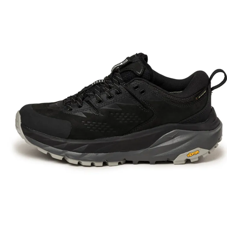 Leder Sneaker|Wasserdichte Sneaker*HOKA Kaha Low GTX Black / Satellite Grey