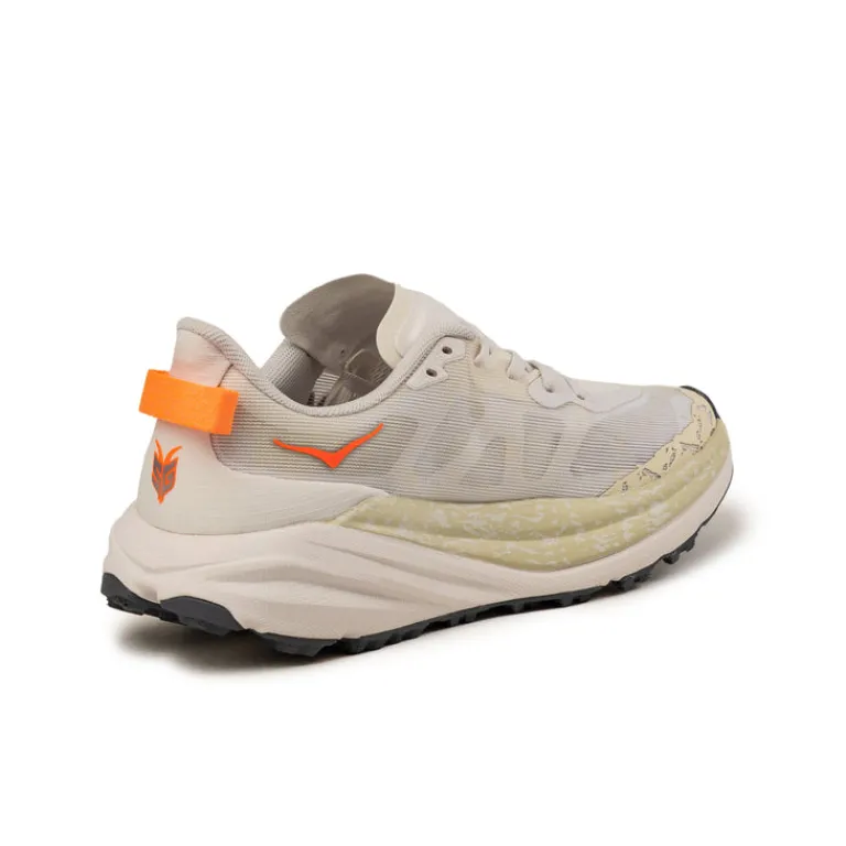 Vegane Sneaker|Outdoor Sneaker*HOKA Speedgoat 6 White / Neon Tangerine