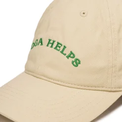 Caps & Bucket Hats*IDEA Yoga Helps Cap Beige / Green