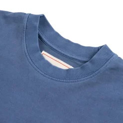 T-Shirts*Jeanerica Leo Long-sleeve Washed Adriatic Blue