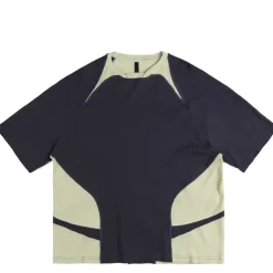 T-Shirts*J.L.-A.L. Waffle Facet SS Green Slate