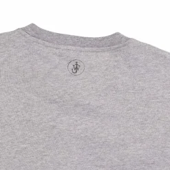 T-Shirts*JW Anderson Cafe Scene Printed T-Shirt Mid Grey Melange