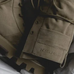 Leder Sneaker|High-Top Sneaker*JW Anderson Combat Leather Boots Taupe