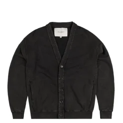 Crewnecks*JW Anderson Garment Dye V Neck Cardigan Washed Black