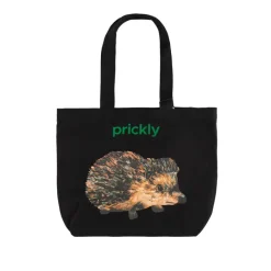 Taschen*JW Anderson Hedgehog Print Canvas Tote Black