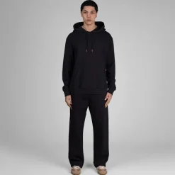 Hoodies*JW Anderson JWA Lace Back Panel Hoodie Black