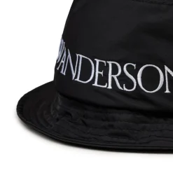 Caps & Bucket Hats*JW Anderson JWA Logo Bucket Hat Black