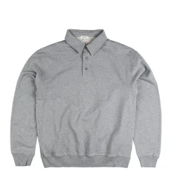 Crewnecks*JW Anderson Rugby Polo Mid Grey Melange