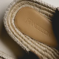 Leder Sneaker*JW Anderson Suede Espadrille Loafer Mule Taupe