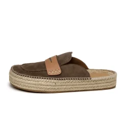Leder Sneaker*JW Anderson Suede Espadrille Loafer Mule Taupe