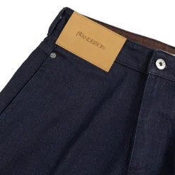 Hosen*JW Anderson Turn Up Twisted Workwear Jeans Blue / Red