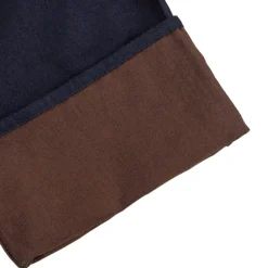 Hosen*JW Anderson Turn Up Twisted Workwear Jeans Blue / Red