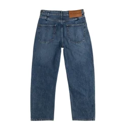 Hosen*JW Anderson Cropped Straight Leg Jeans Mid Blue Denim
