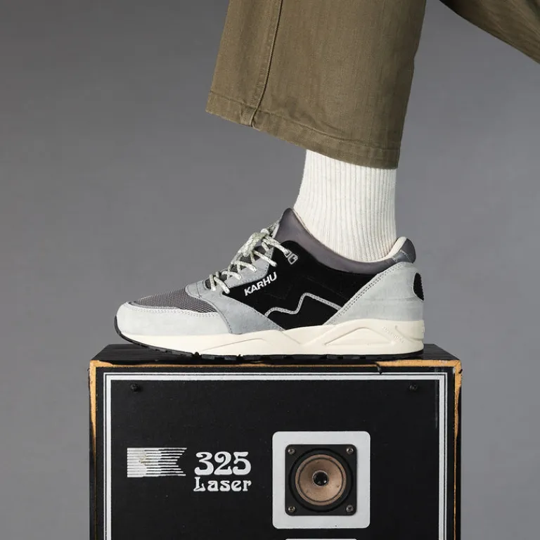 Leder Sneaker|Retro Runner*Karhu Aria 95 Dawn Blue / Jet Black