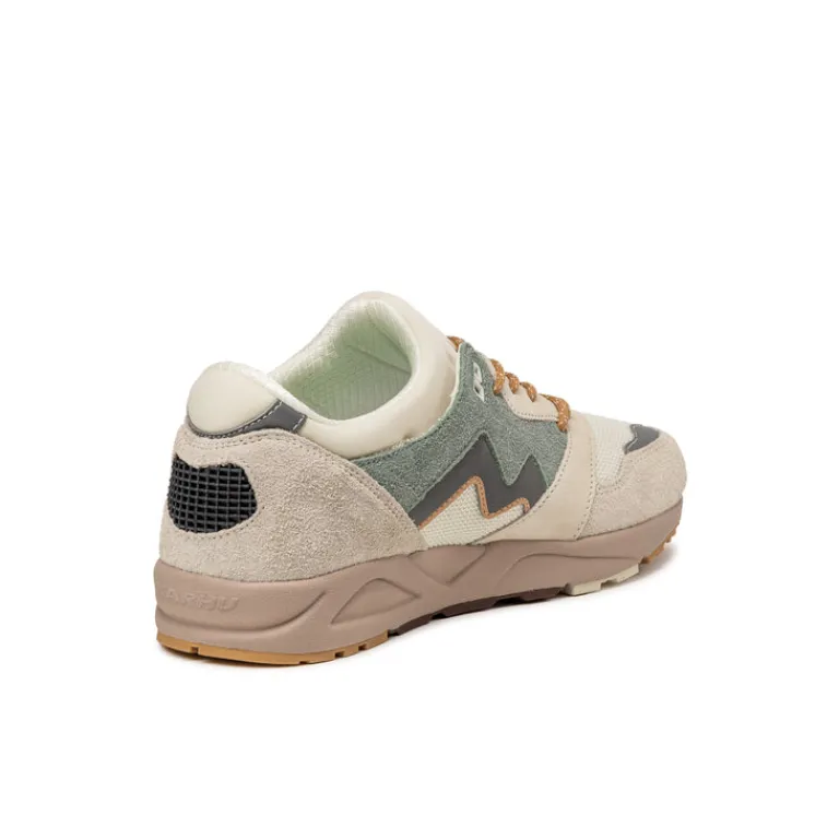 Leder Sneaker|Retro Runner*Karhu Aria 95 Turtledove / Iceberg Green
