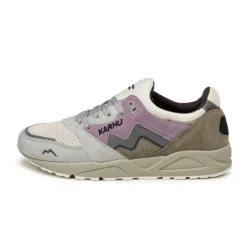 Leder Sneaker|Retro Runner*Karhu Aria 95 *Mystic Forest* Dawn Blue / Orchid Petal