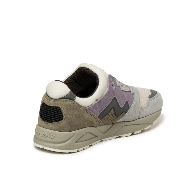 Leder Sneaker|Retro Runner*Karhu Aria 95 *Mystic Forest* Dawn Blue / Orchid Petal