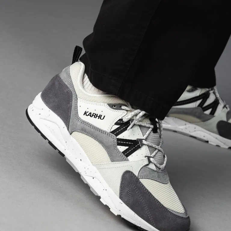Leder Sneaker|Outdoor Sneaker*Karhu Fusion 2.0 Limestone / Jet Black