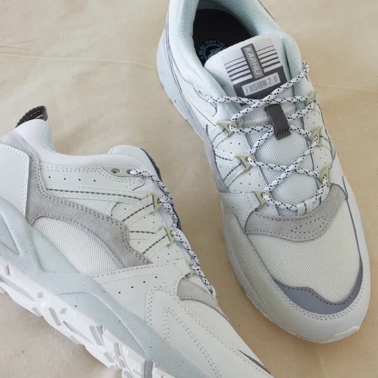 Leder Sneaker|Weiße Sneaker*Karhu Fusion 2.0 *Legend Pack* Bright White / Foggy Dew