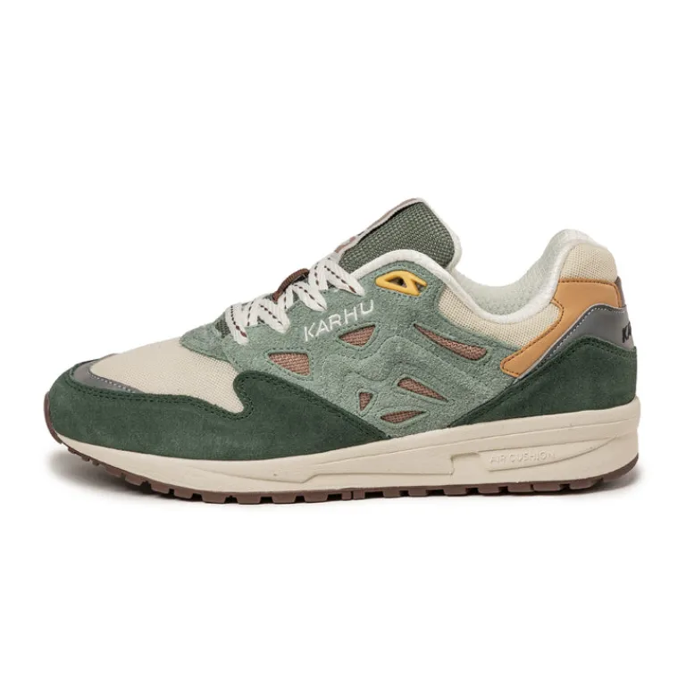 Leder Sneaker|Retro Runner*Karhu Legacy 96 Laurel Wreath / Warm Taupe