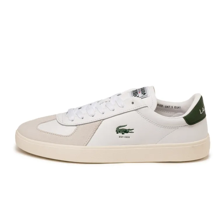Leder Sneaker|Terrace Casual Sneaker*Lacoste Baseshot Pro White / Off White