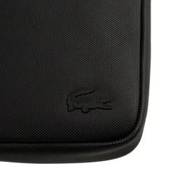 Taschen*Lacoste Classic Pique Effect Satchel Black
