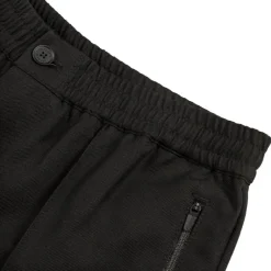Hosen*Lacoste Crease Front Ankle Split Pants Black