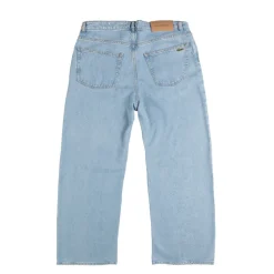Hosen*Lacoste Loose Fit Branded 5 Pocket Jeans Blue