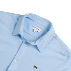 Hemden*Lacoste Slim Fit Cotton Piqué Shirt Pale Blue