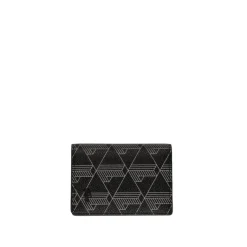 Taschen*Lacoste The Blend Compact Monogram Billfold Monogram Noir Gris